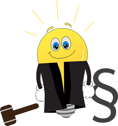 Birnie die Glühbirne als Richter